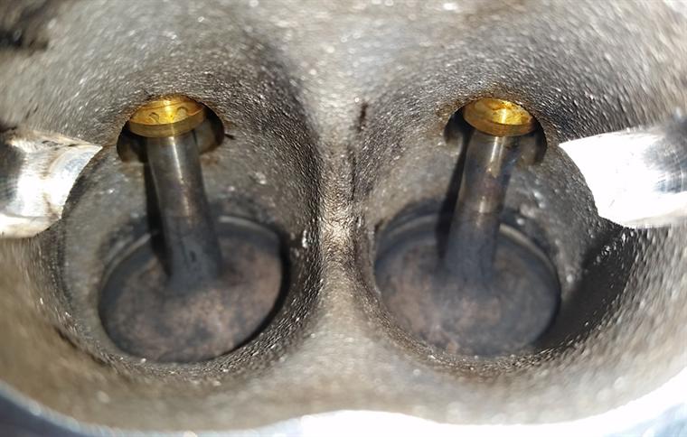 The same ports after cleaning.